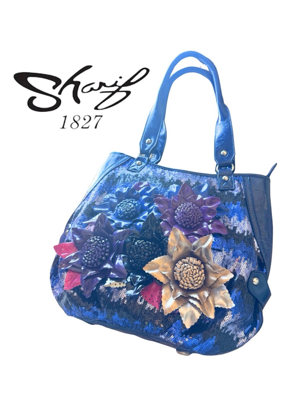 Sharif Vintage Blue Bag